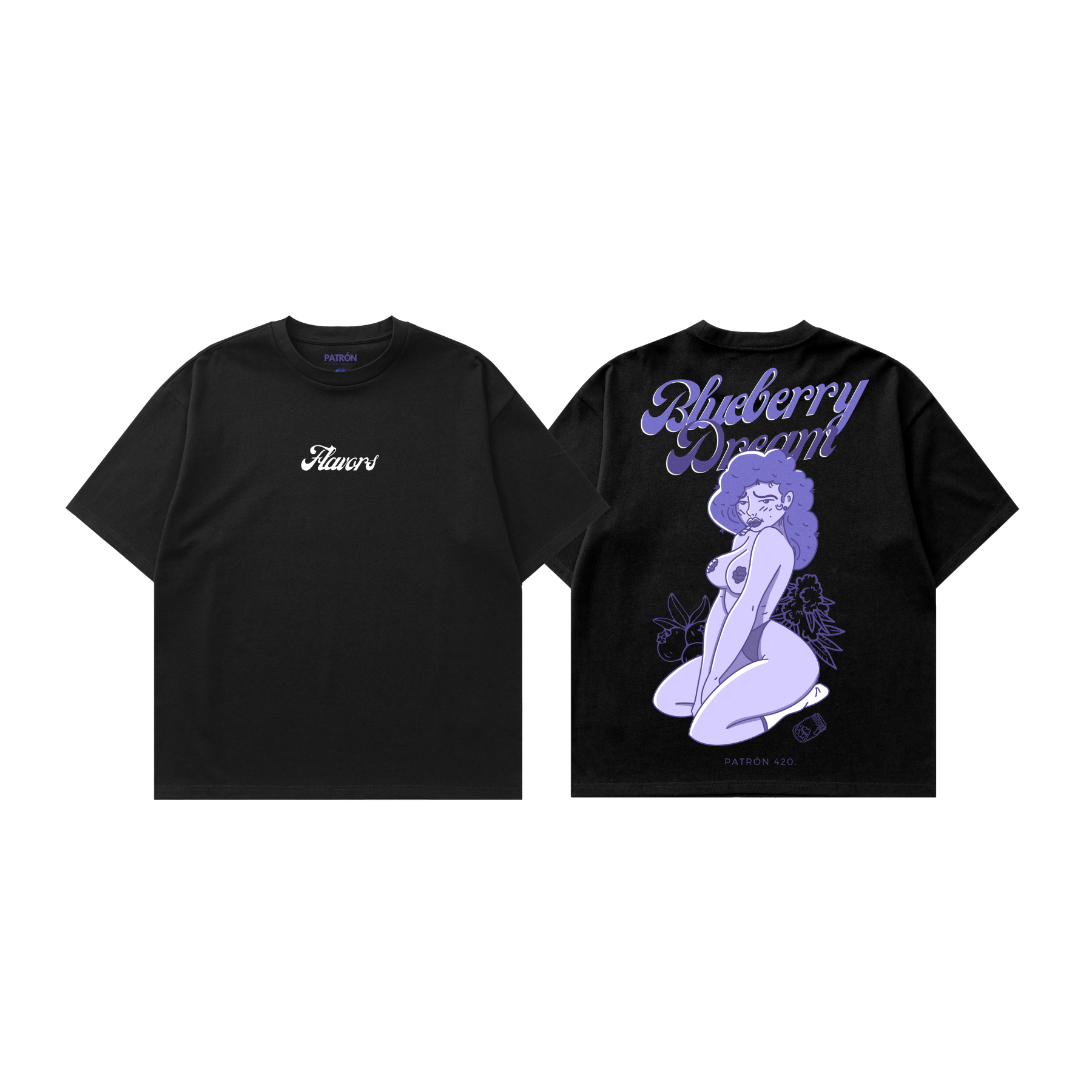 Camiseta Blue Berry Dream