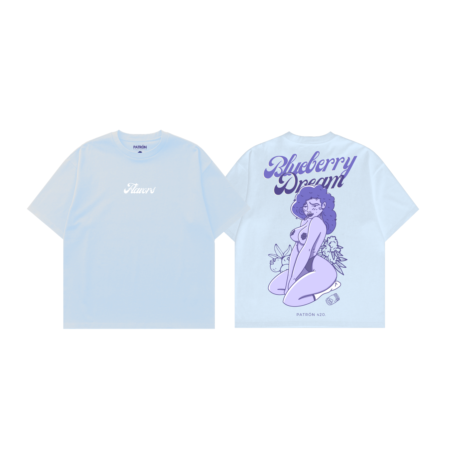 Camiseta Blue Berry Dream