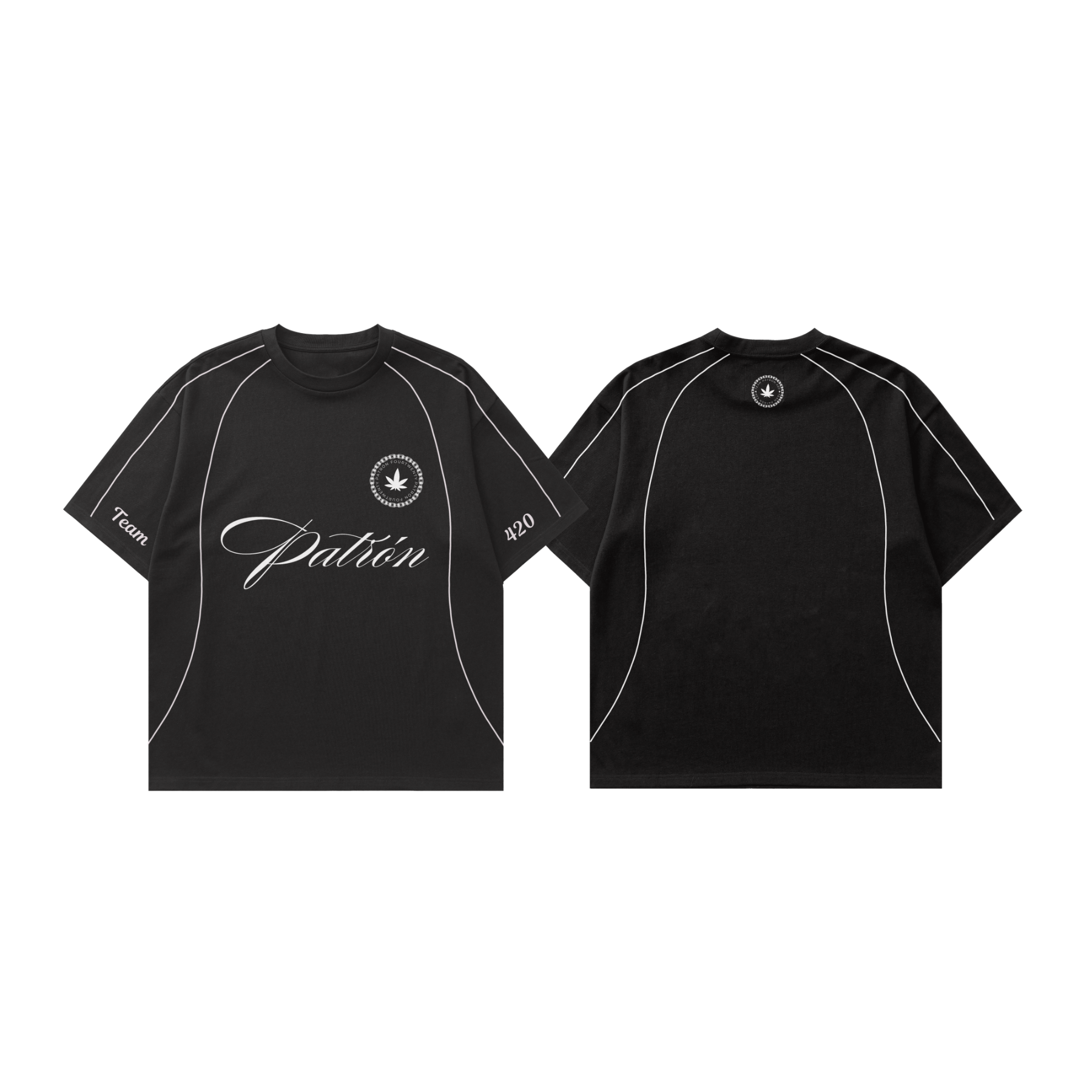 Camiseta Oversize Negra 420