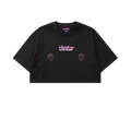 Crop top strawberry negro