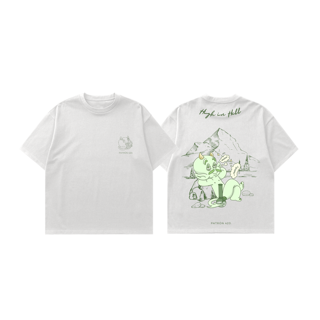 Camiseta High In Hell Blanca